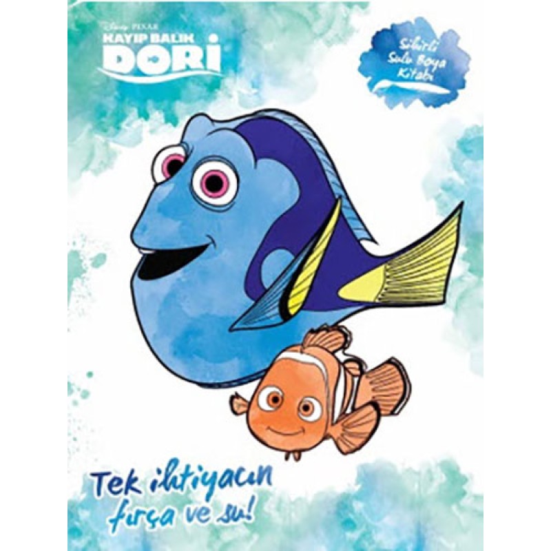 Disney Kayıp Balık Dori Sihirli Sulu Boya Kitabı Disney Kayıp Balık Dori Sihirli Sulu Boya Kitabı