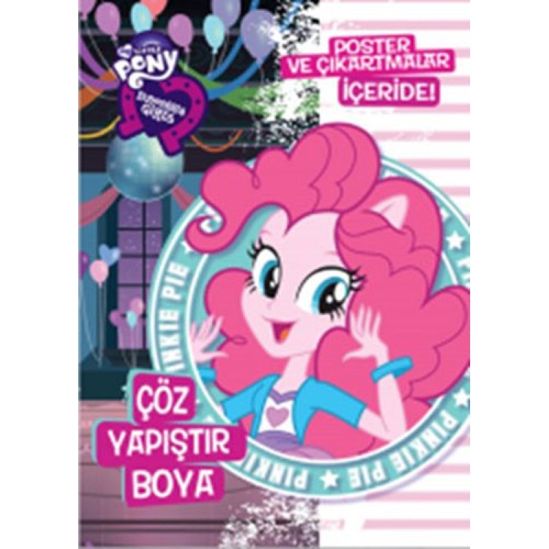 MLP EQ Girls Pinkie Pie - Çöz Yapıştır Boya