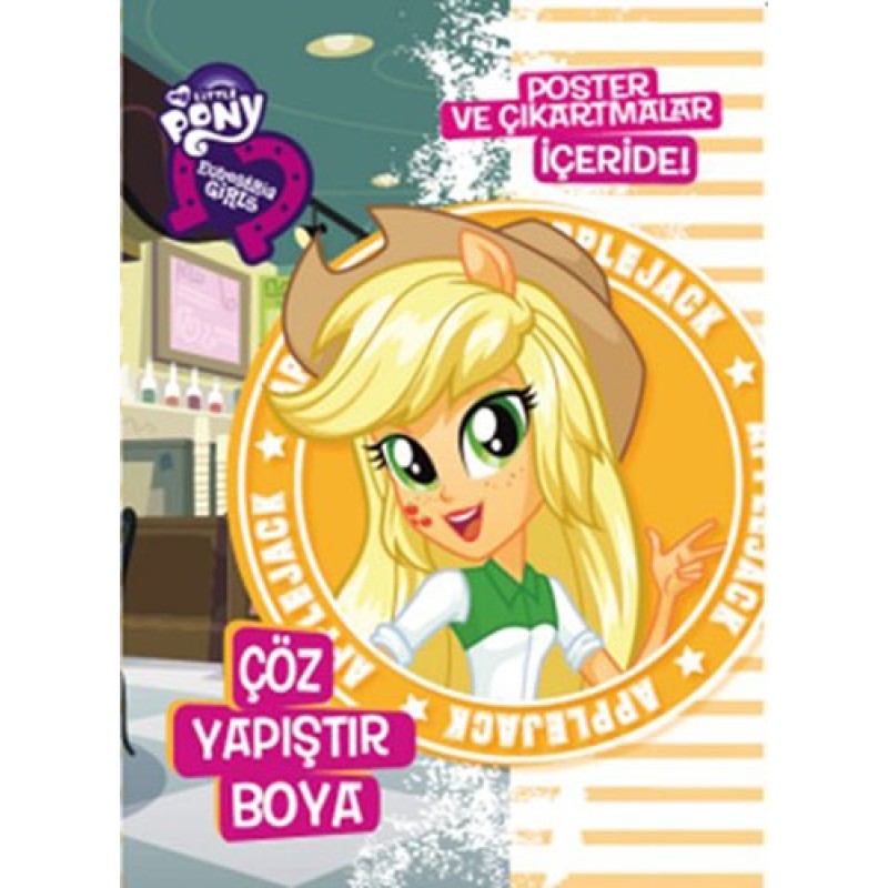 MLP EQ Girls Applejack - Çöz Yapıştır Boya MLP EQ Girls Applejack - Çöz Yapıştır Boya