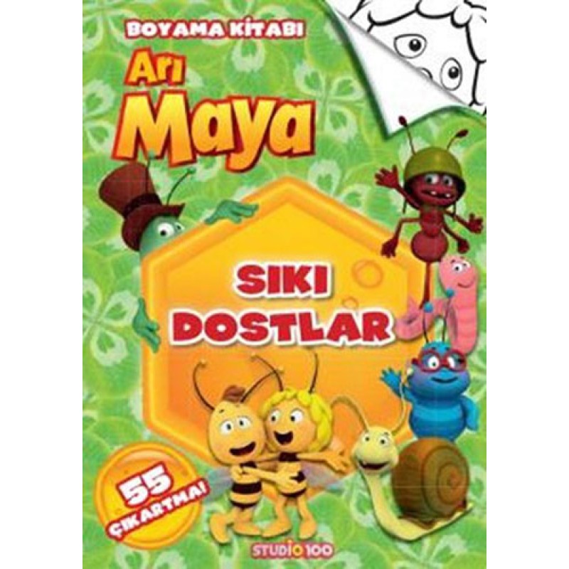 Arı Maya Sıkı Dostlar Boyama Kitabı Arı Maya Sıkı Dostlar Boyama Kitabı