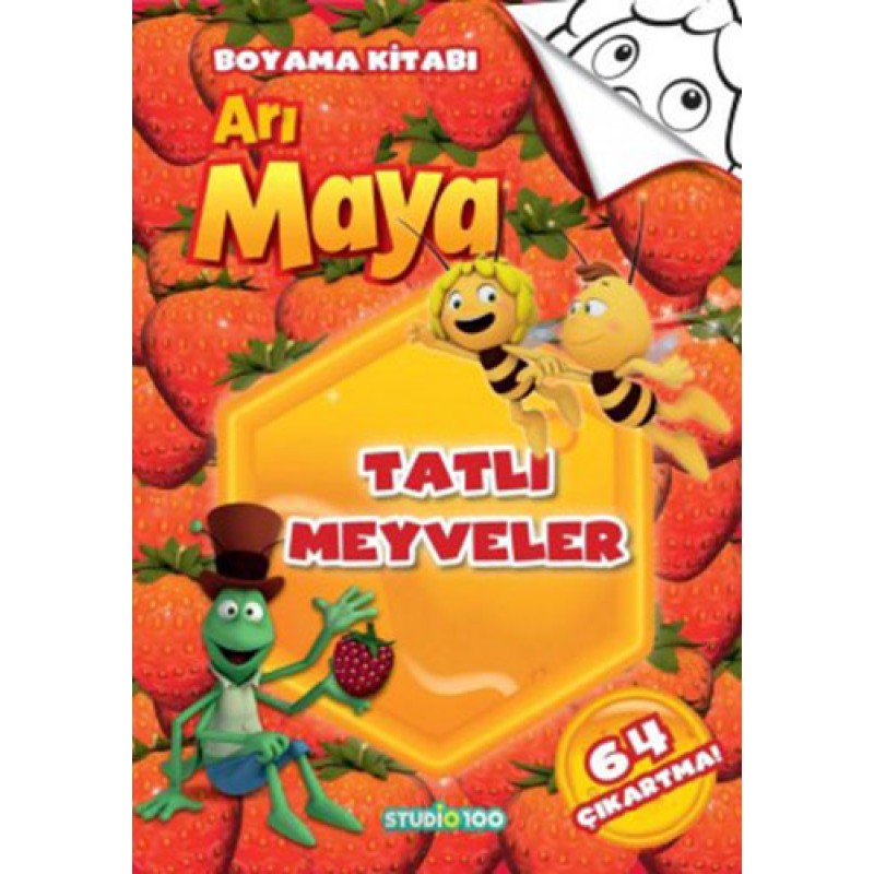 Arı Maya Tatlı Meyveler Boyama Kitabı Arı Maya Tatlı Meyveler Boyama Kitabı