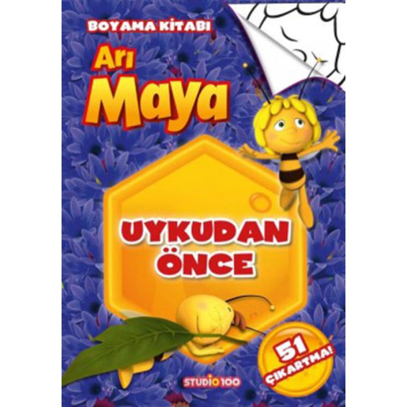 Arı Maya Uykudan Önce Boyama Kitabı