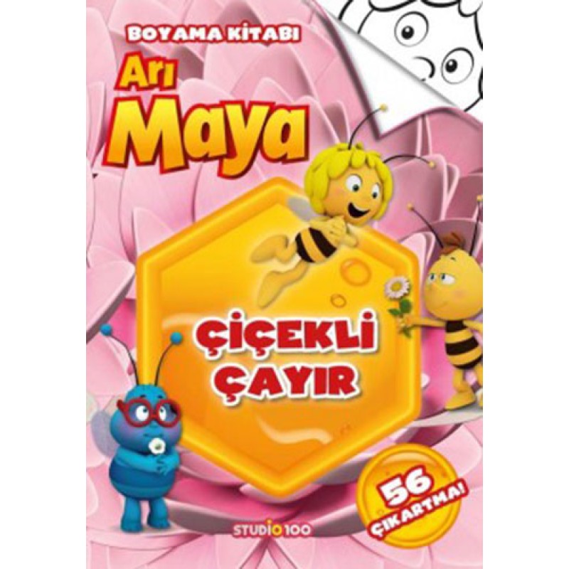 Arı Maya Çiçekli Çayır Boyama Kitabı Arı Maya Çiçekli Çayır Boyama Kitabı