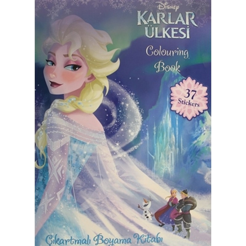 Disney Karlar Ülkesi - Çıkartmalı Boyama Kitabı Disney Karlar Ülkesi - Çıkartmalı Boyama Kitabı