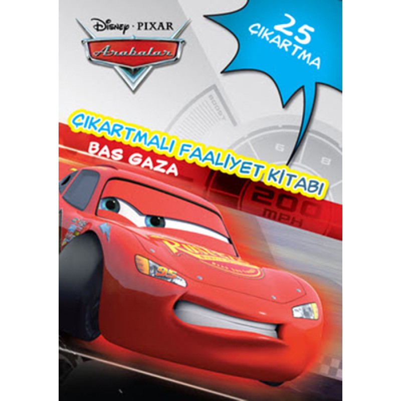 Disney Arabalar Çıkartmalı Faaliyet Kitabı - Bas Gaza Disney Arabalar Çıkartmalı Faaliyet Kitabı - Bas Gaza