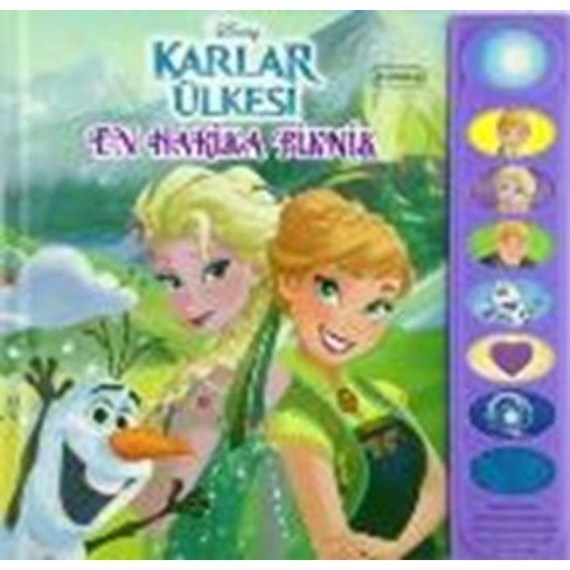 Disney Karlar Ülkesi En Harika Piknik - 8 Düğmeli Sesli Kitap Disney Karlar Ülkesi En Harika Piknik - 8 Düğmeli Sesli Kitap