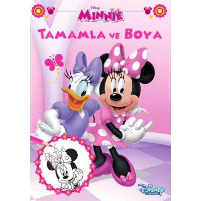 Disney Minnie - Tamamla ve Boya Disney Minnie - Tamamla ve Boya