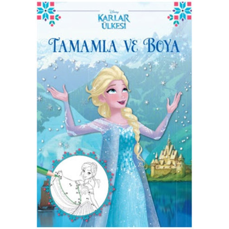 Disney Karlar Ülkesi - Tamamla ve Boya Disney Karlar Ülkesi - Tamamla ve Boya