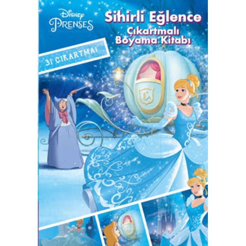 Disney Prenses Sihirli Eğlence - Çıkartmalı Boyama Kitabı Disney Prenses Sihirli Eğlence - Çıkartmalı Boyama Kitabı