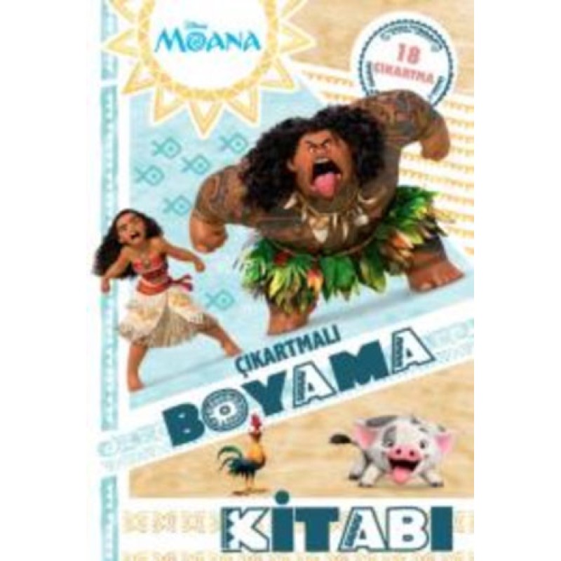Disney Moana - Çıkartmalı Boyama Kitabı Disney Moana - Çıkartmalı Boyama Kitabı