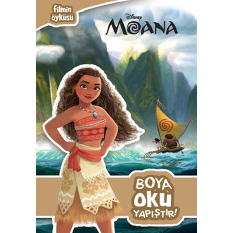 Disney Moana - Boya Oku Yapıştır
