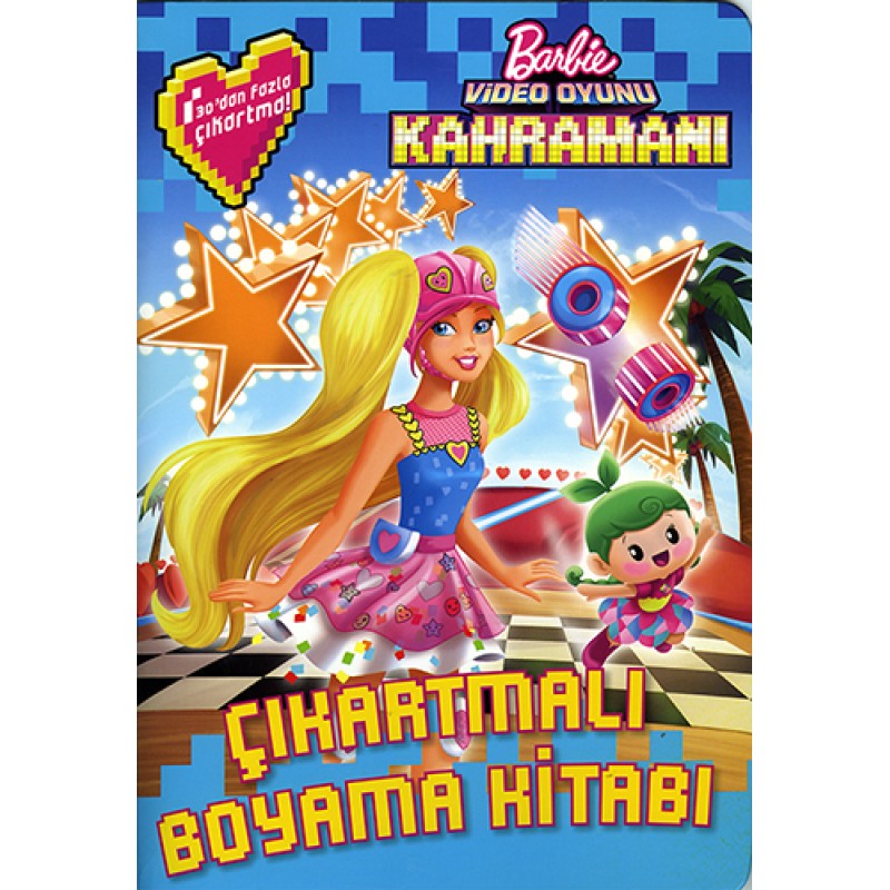 Barbie Video Oyunu Kahramanı - Çıkartmalı Boyama Kitabı