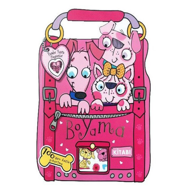 Pembe Yavru Hayvanlar Boyama Kitabı (Ciltli) Pembe Yavru Hayvanlar Boyama Kitabı (Ciltli)