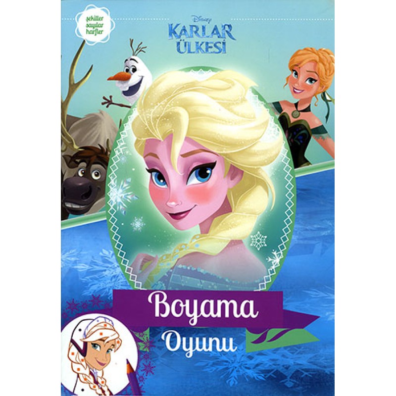 Disney Karlar Ülkesi - Boyama Oyunu Disney Karlar Ülkesi - Boyama Oyunu