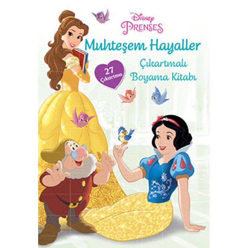 Disney Prenses - Muhteşem Hayaller Çıkartmalı Boyama Kitabı Disney Prenses - Muhteşem Hayaller Çıkartmalı Boyama Kitabı