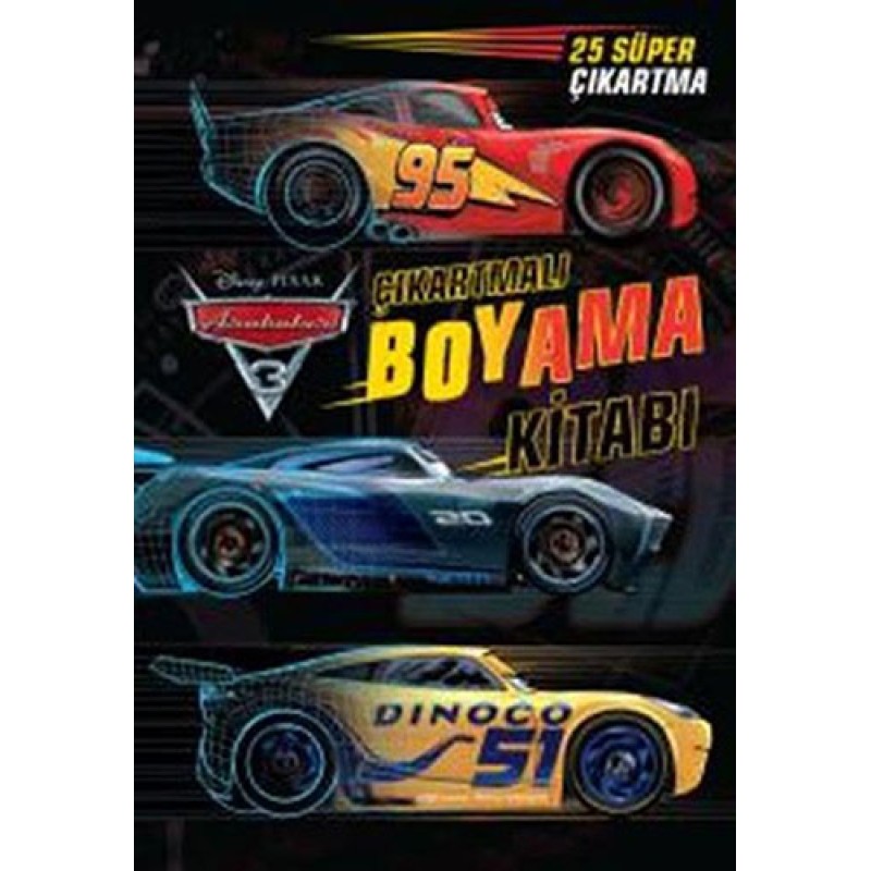 Arabalar 3 - Çıkartmalı Boyama Kitabı Arabalar 3 - Çıkartmalı Boyama Kitabı