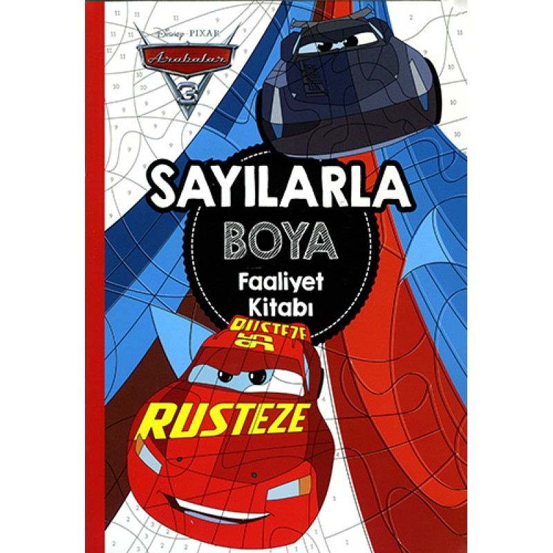 Disney Arabalar - Sayılarla Boya Faaliyet Kitabı Disney Arabalar - Sayılarla Boya Faaliyet Kitabı