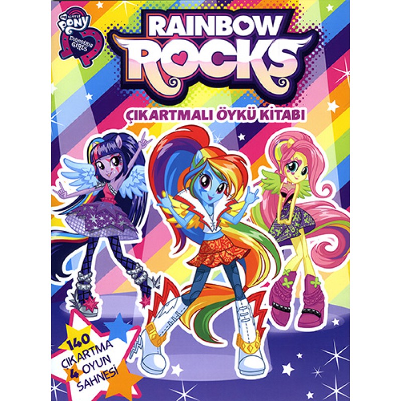 My Little Pony - Rainbow Rocks Çıkartmalı Öykü Kitabı My Little Pony - Rainbow Rocks Çıkartmalı Öykü Kitabı