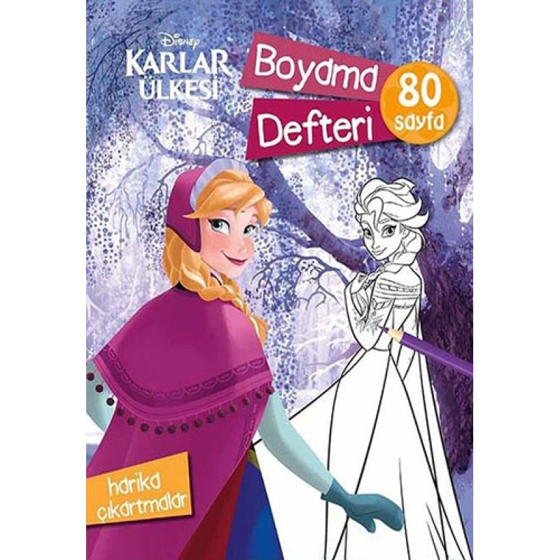 Disney Karlar Ülkesi - Boyama Defteri Disney Karlar Ülkesi - Boyama Defteri