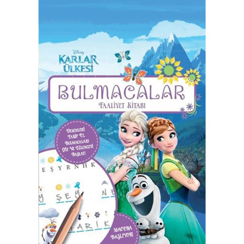 Disney Karlar Ülkesi - Bulmacalar Faaliyet Kitabı Disney Karlar Ülkesi - Bulmacalar Faaliyet Kitabı