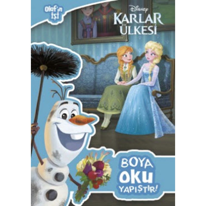 Disney Karlar Ülkesi - Boya Oku Yapıştır! Disney Karlar Ülkesi - Boya Oku Yapıştır!