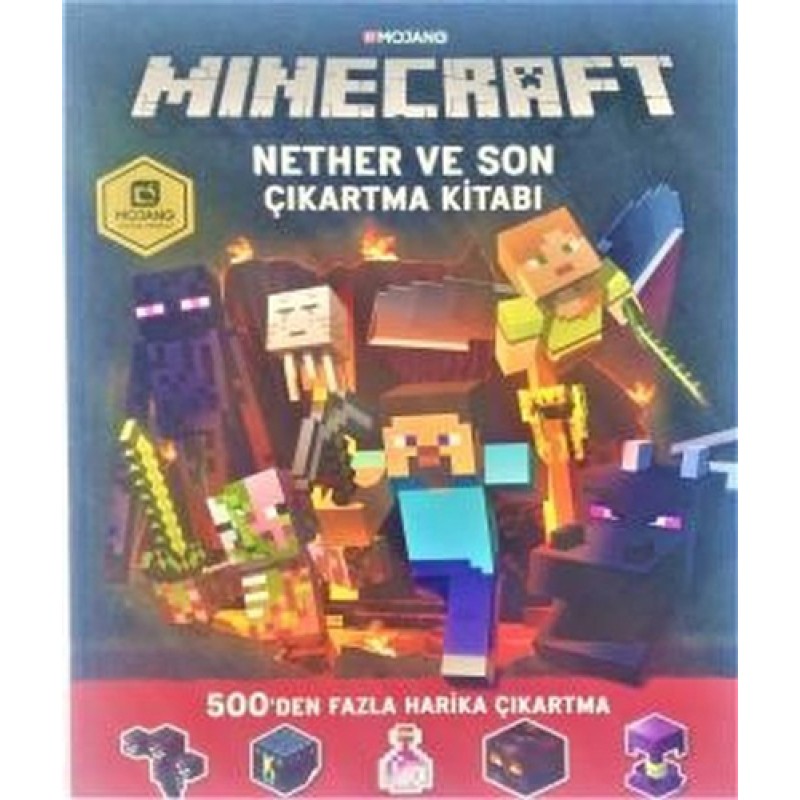 Minecraft Nether ve Son Çıkartma Kitabı Minecraft Nether ve Son Çıkartma Kitabı