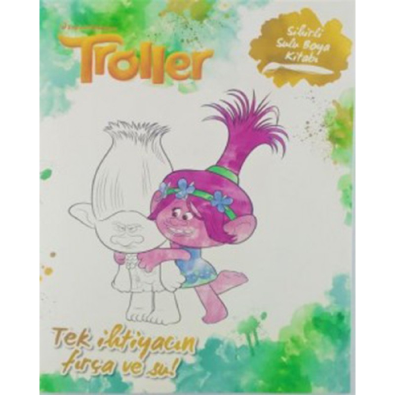 Troller - Sihirli Sulu Boya Kitabı Troller - Sihirli Sulu Boya Kitabı