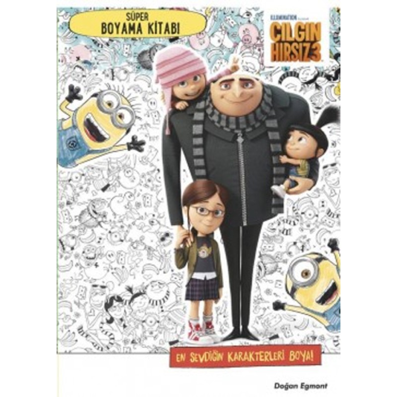 Çılgın Hırsız 3 - Süper Boyama Kitabı Çılgın Hırsız 3 - Süper Boyama Kitabı