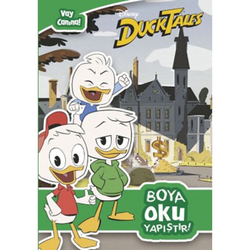 Disney Duck Tales - Vay Canına - Boya Oku Yapıştır Disney Duck Tales - Vay Canına - Boya Oku Yapıştır