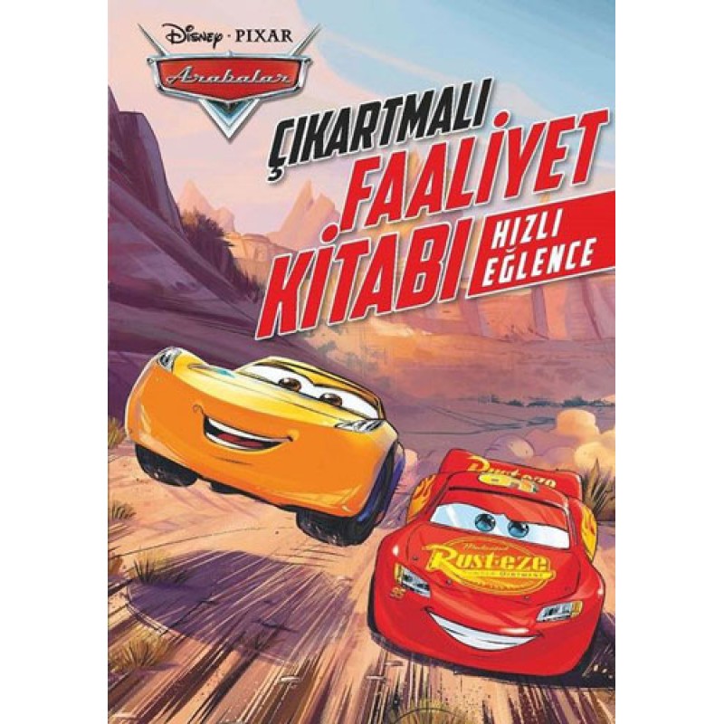 Disney Arabalar - Hızlı Eğlence - Çıkartmalı Boyama Kitabı Disney Arabalar - Hızlı Eğlence - Çıkartmalı Boyama Kitabı