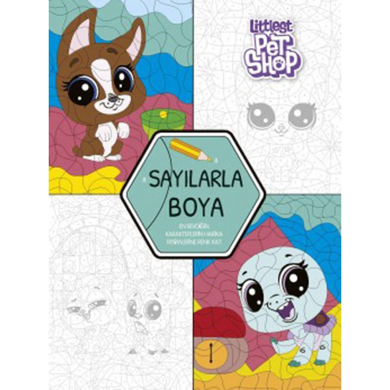 Sayılarla Boya - Littlest Pet Shop Sayılarla Boya - Littlest Pet Shop