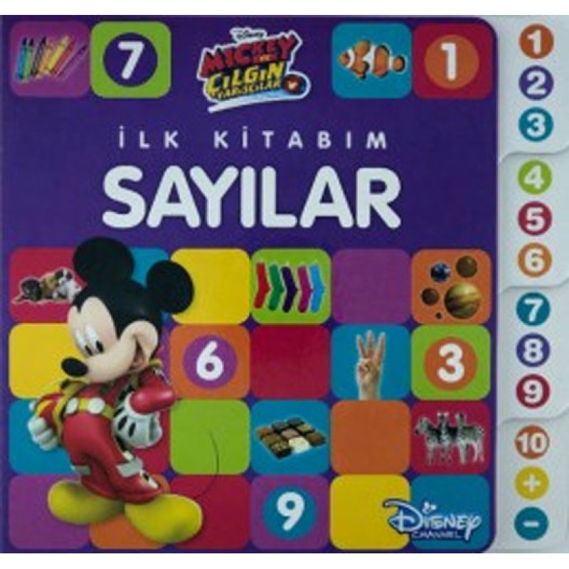 Disney Mickey Ve Çılgın Yarışçılar - İlk Kitabım Sayılar Disney Mickey Ve Çılgın Yarışçılar - İlk Kitabım Sayılar