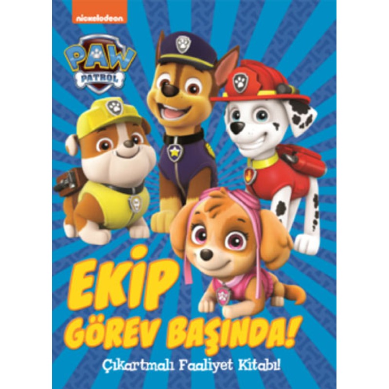 Paw Patrol Ekip Görev Başında Çıkartmalı Faaliyet Kitabı Paw Patrol Ekip Görev Başında Çıkartmalı Faaliyet Kitabı