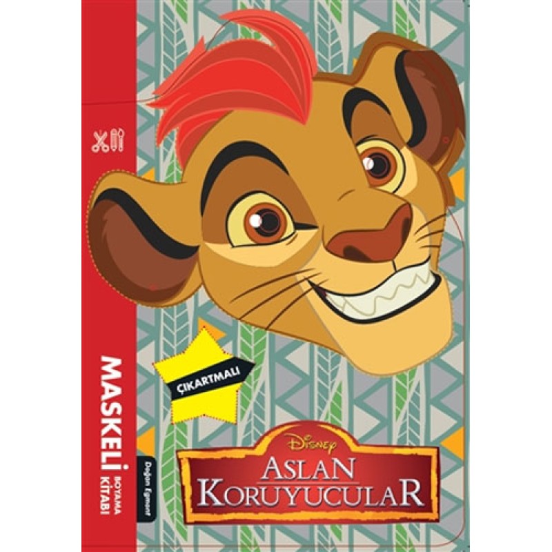 Disney Aslan Koruyucular - Maskeli Boyama Kitabı Disney Aslan Koruyucular - Maskeli Boyama Kitabı