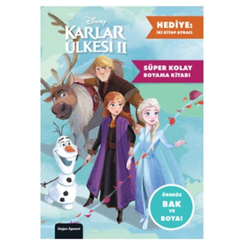 Disney Karlar Ülkesi 2 - Süper Kolay Boyama Kitabı Disney Karlar Ülkesi 2 - Süper Kolay Boyama Kitabı