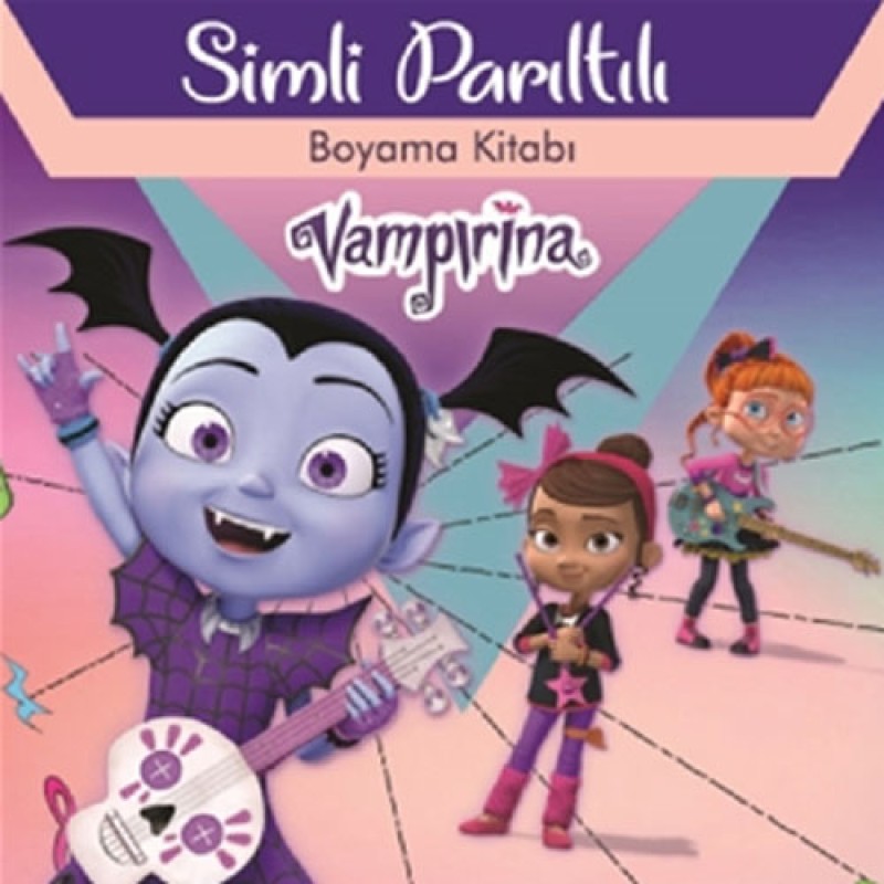 Disney Vampirina - Simli Parıltılı Boyama Kitabı