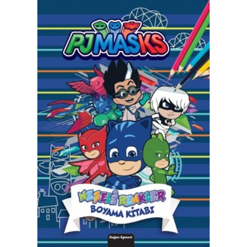 Pjmasks - Neşeli Renkler Boyama Kitabı