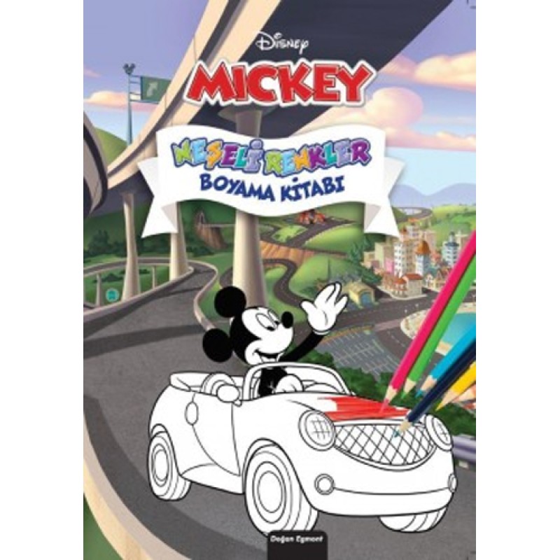 Disney Mickey - Neşeli Renkler Boyama Kitabı Disney Mickey - Neşeli Renkler Boyama Kitabı