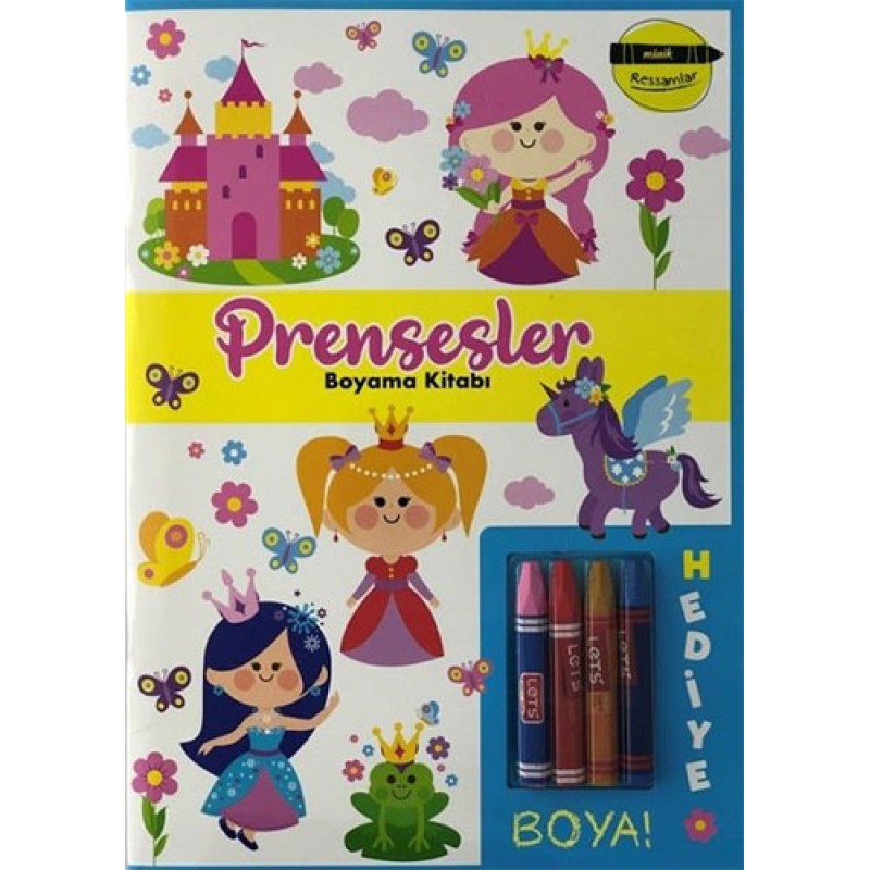 Minik Ressamlar - Prensesler Boyama Kitabı Minik Ressamlar - Prensesler Boyama Kitabı