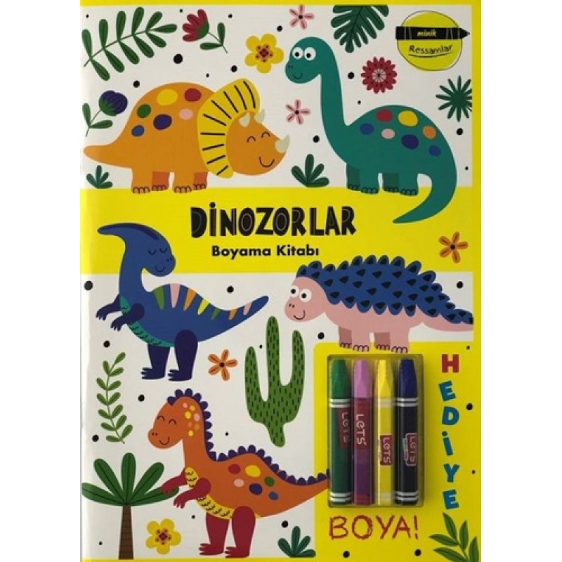 Minik Ressamlar - Dinozorlar Boyama Kitabı Minik Ressamlar - Dinozorlar Boyama Kitabı