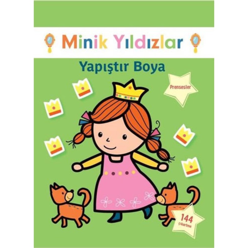 Minik Yıldızlar - Prensesler Yapıştır Boya Minik Yıldızlar - Prensesler Yapıştır Boya