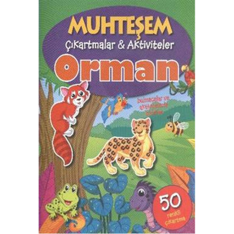 Muhteşem Çıkartmalar Aktiviteler - Orman Muhteşem Çıkartmalar Aktiviteler - Orman