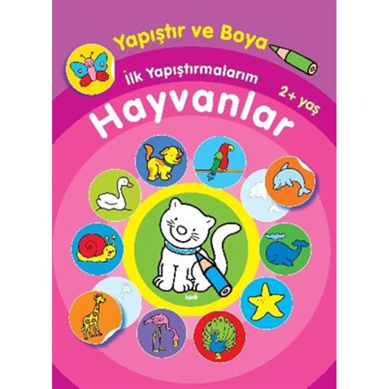 Yapıştır ve Boya İlk Yapıştırmalarım - Hayvanlar (2+ Yaş) Yapıştır ve Boya İlk Yapıştırmalarım - Hayvanlar (2+ Yaş)