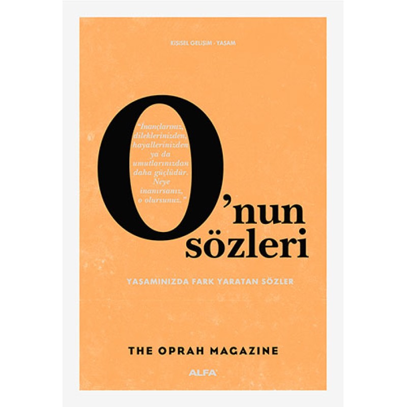 O'nun Sözleri O'nun Sözleri
