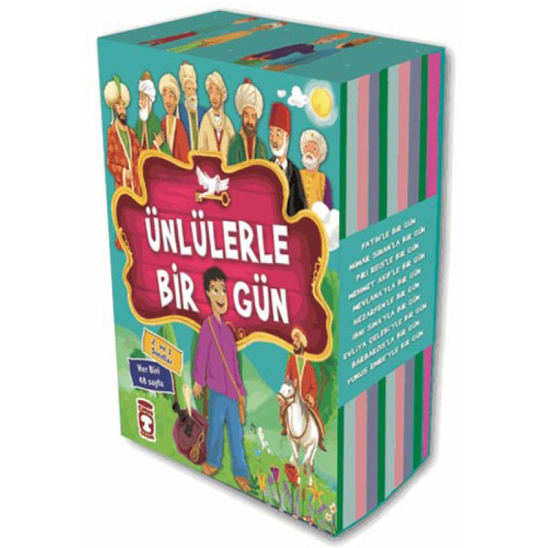 Ünlülerle Bir Gün 1 Set - 10 Kitap Takım Ünlülerle Bir Gün 1 Set - 10 Kitap Takım
