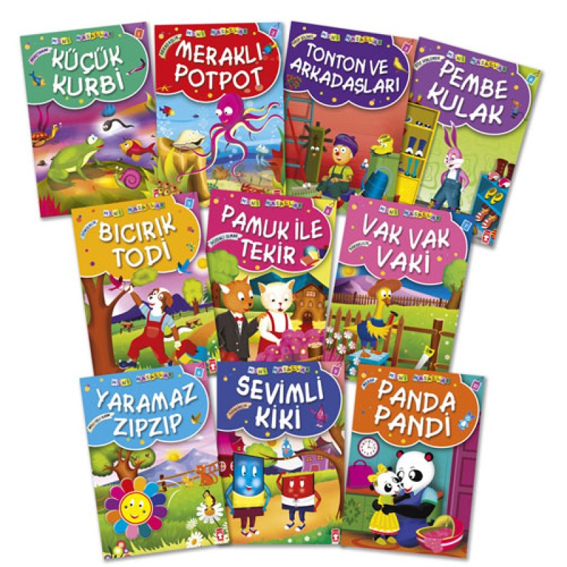 Mini Masallar 1 Set - (10 Kitap) Mini Masallar 1 Set - (10 Kitap)