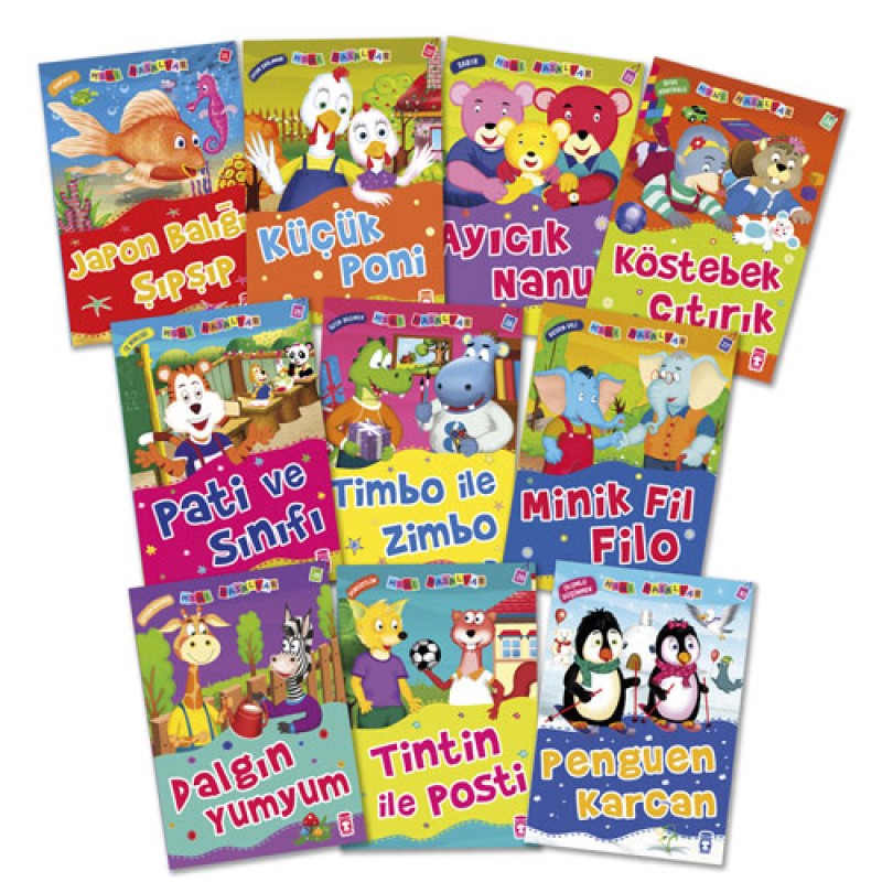 Mini Masallar 3 Set - 10 Kitap Takım Mini Masallar 3 Set - 10 Kitap Takım
