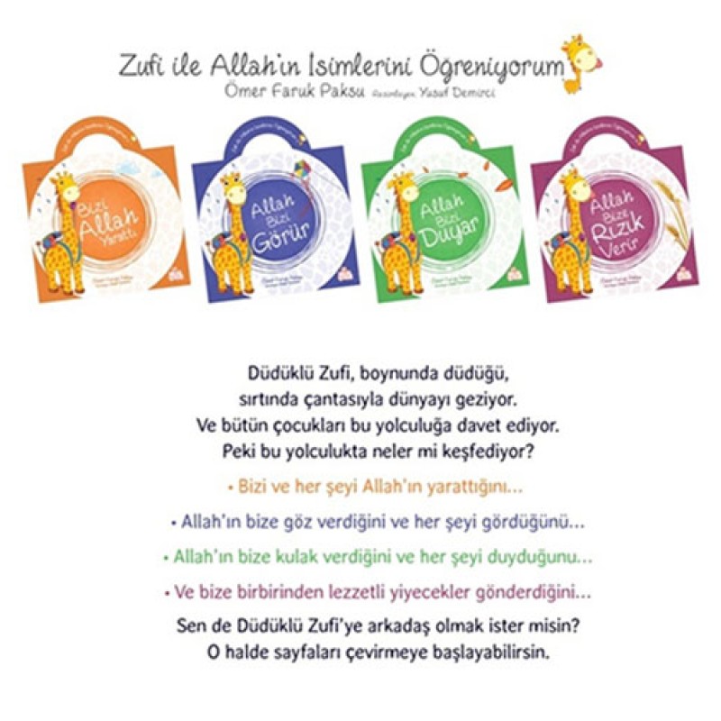 Zufi ile Allah'ın İsimlerini Öğreniyorum-4 Kitap Takım
