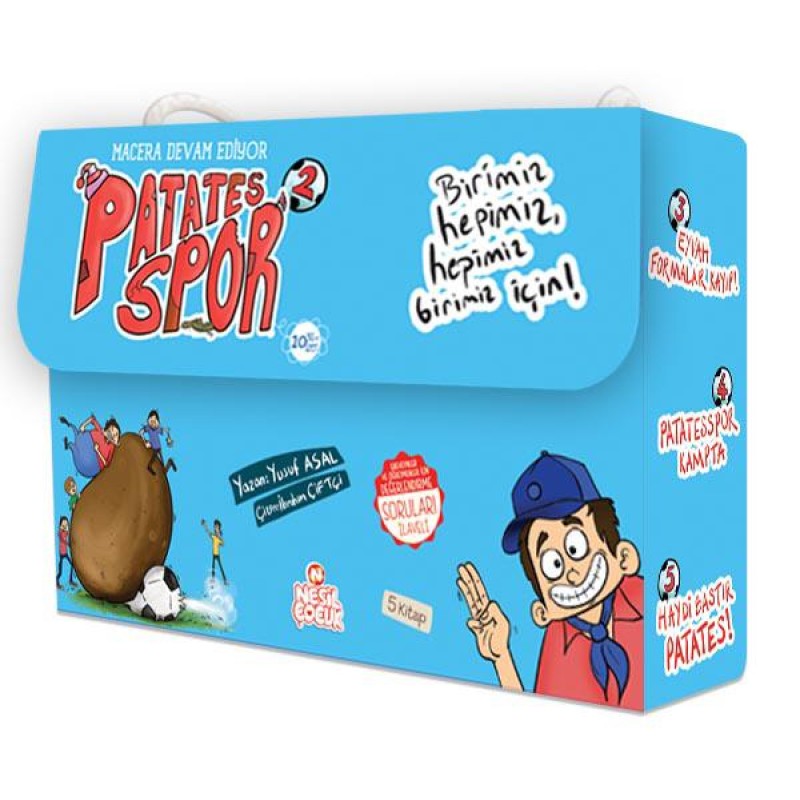 Patatesspor Macera Devam Ediyor 2. Set - 5 Kitap Takım Patatesspor Macera Devam Ediyor 2. Set - 5 Kitap Takım