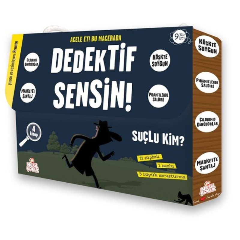 Dedektif Sensin! - 4 Kitap Takım Dedektif Sensin! - 4 Kitap Takım